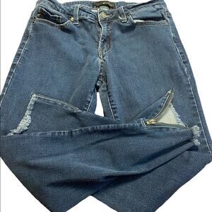 KanCan Size 9/28 Zip Ankle Skinny Jeans